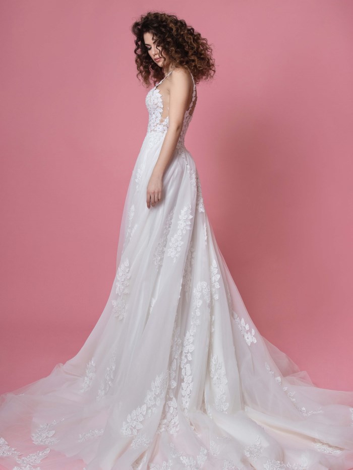 Abito da sposa in pizzo  - E007 